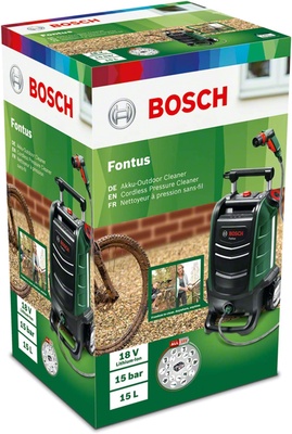 Hidrolimpiadora de Alta Presi�n a Bater�a Bosch Fontus